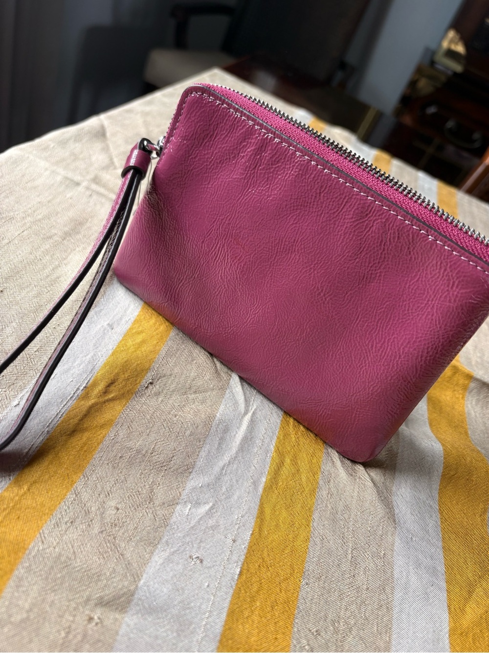 Coach Raspberry Wristlet - Picture 3 of 4